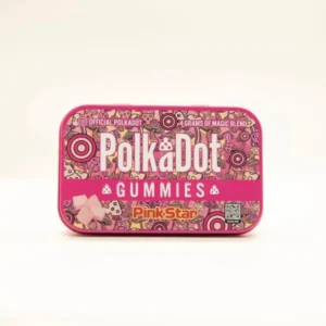 Polkadot Shroom Chocolate- Pink Star Gummies